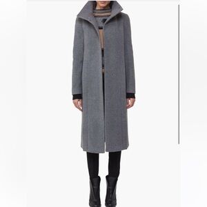 Gray Women's Wool & Cashmere Coat